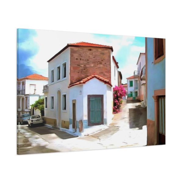 Village Lesbos Mytilene Greece Standard Canvas