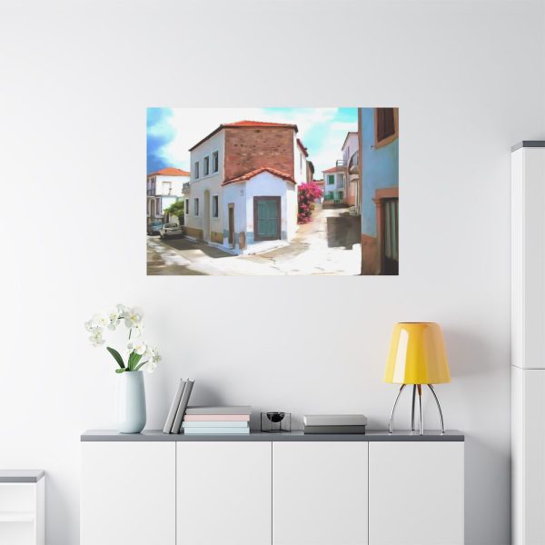 Village Lesbos Mytilene Greece Standard Canvas