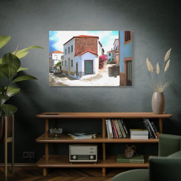 Village Lesbos Mytilene Greece Standard Canvas
