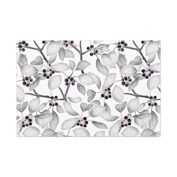 91638-46.jpg Grey Floral Pattern Standard Canvas