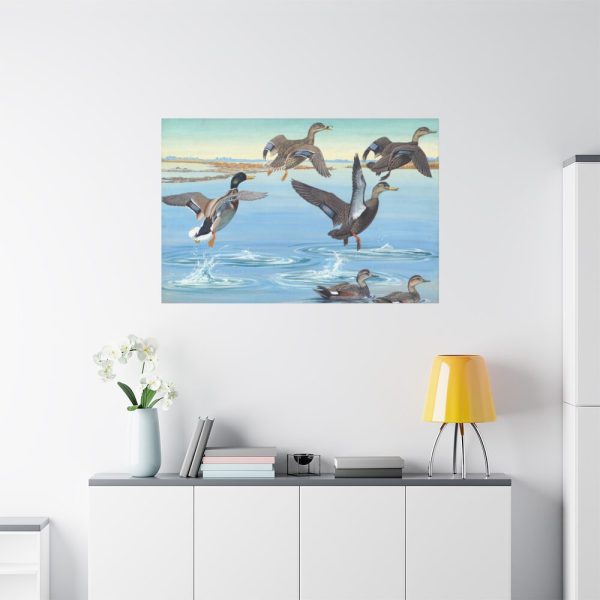 91638-462.jpg Vintage Ducks Art Standard Canvas
