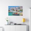Greek Coastal Town Standard Canvas