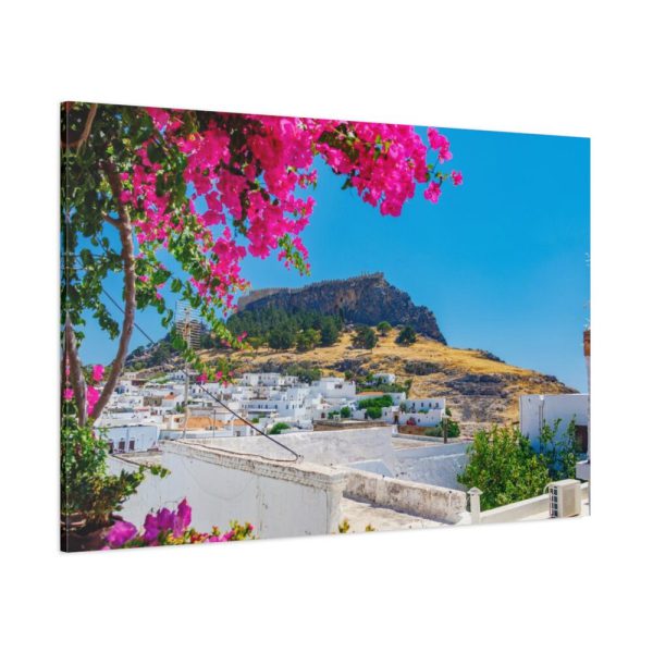 91638-475.jpg Lindos And Flowers Standard Canvas