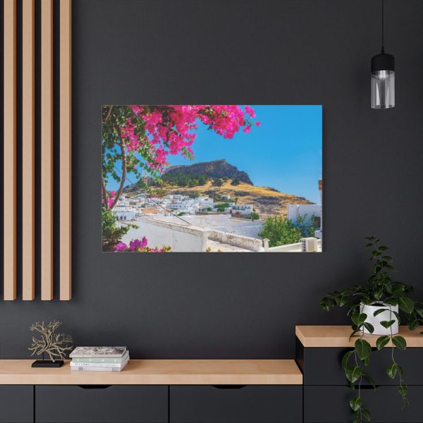 91638-478.jpg Lindos And Flowers Standard Canvas