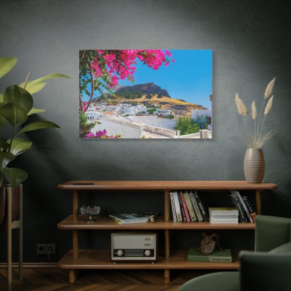 91638-479.jpg Lindos And Flowers Standard Canvas