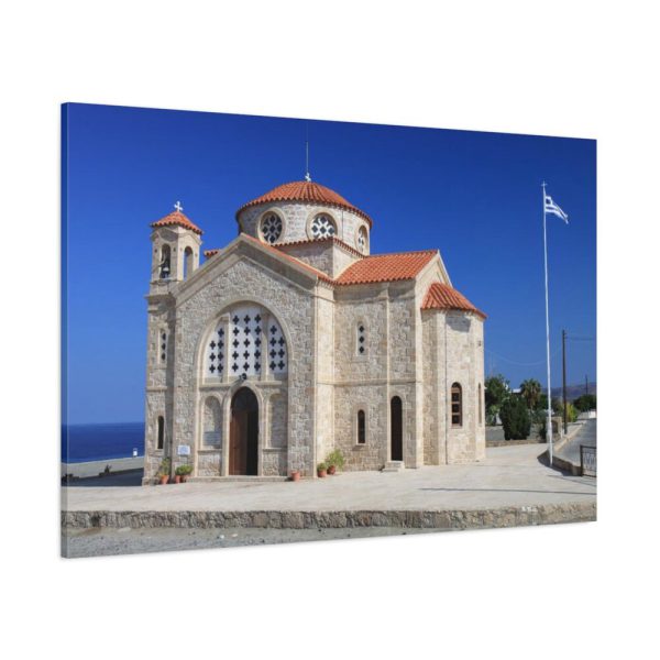 Church in Agios Georgios Standard Canvas