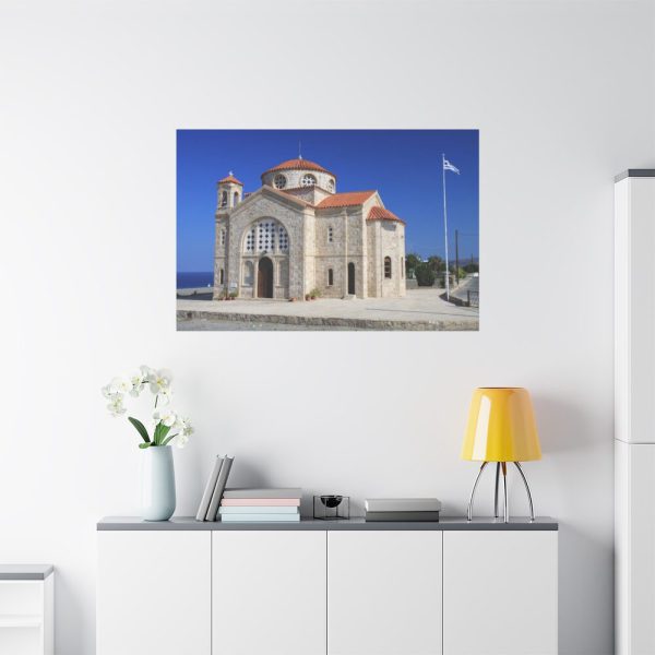 Church in Agios Georgios Standard Canvas