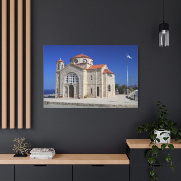 Church in Agios Georgios Standard Canvas