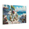 Scene of Greek Island Standard Canvas