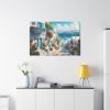 Scene of Greek Island Standard Canvas