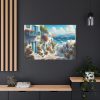 Scene of Greek Island Standard Canvas