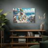 Scene of Greek Island Standard Canvas