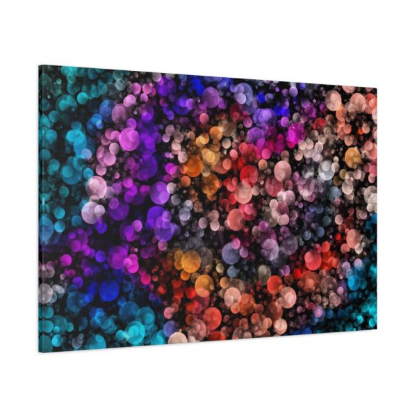 Bokeh Background Lights Texture Standard Canvas
