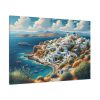 91638-500.jpg Greek Island With Sea Landscape Standard Canvas