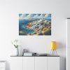 91638-502.jpg Greek Island With Sea Landscape Standard Canvas