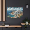 91638-503.jpg Greek Island With Sea Landscape Standard Canvas