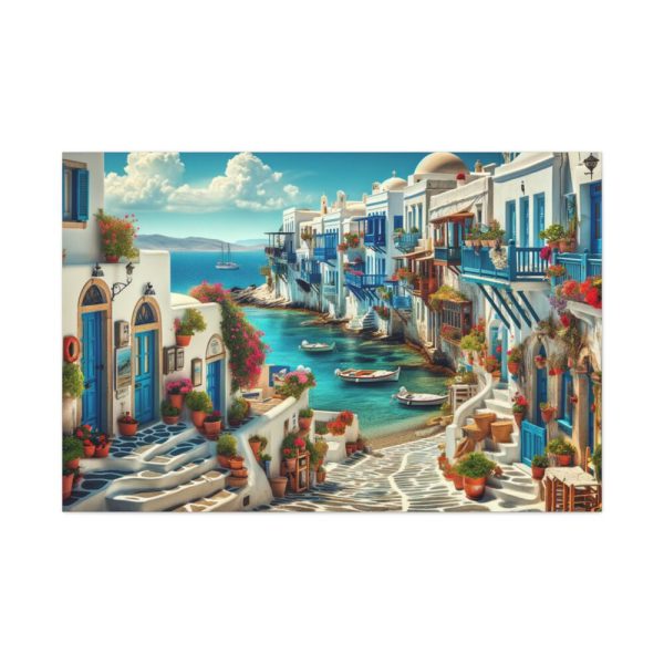 91638-506.jpg Greek Island Scene Standard Canvas