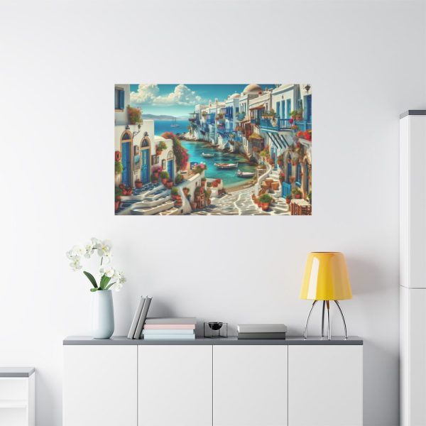 91638-507.jpg Greek Island Scene Standard Canvas