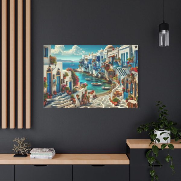 91638-508.jpg Greek Island Scene Standard Canvas