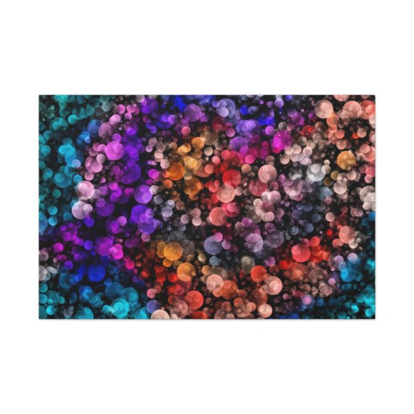 Bokeh Background Lights Texture Standard Canvas