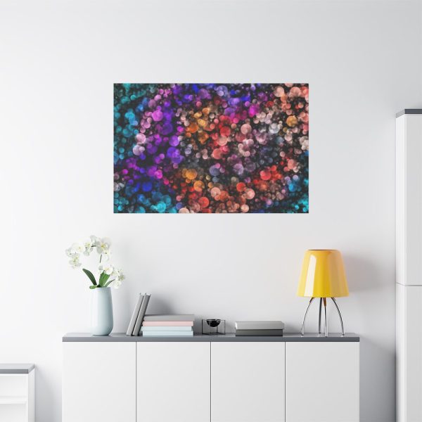 Bokeh Background Lights Texture Standard Canvas