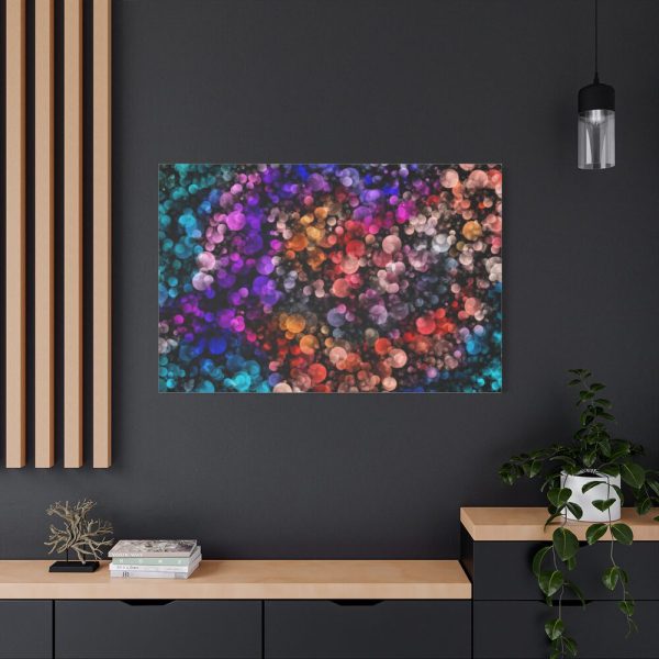 Bokeh Background Lights Texture Standard Canvas