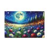 91638-531.jpg Moonlit Field of Colorful Flowers Standard Canvas