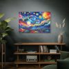 91638-554.jpg Dynamic and Vibrant Starry Sky Standard Canvas