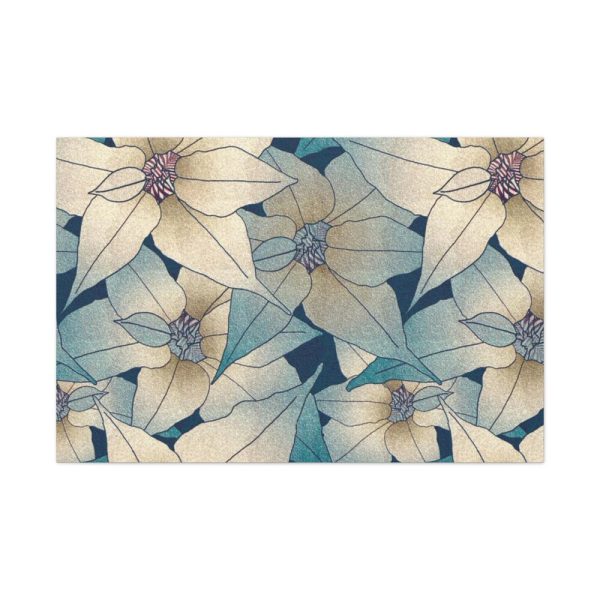 91638-61.jpg Blue Floral Pattern Standard Canvas