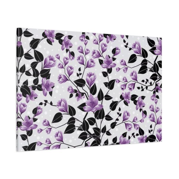 91638-70.jpg Purple Floral Pattern Standard Canvas
