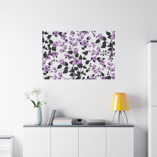 91638-72.jpg Purple Floral Pattern Standard Canvas
