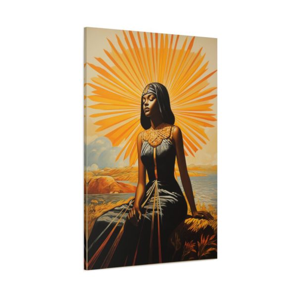 91655-105.jpg Woman Adoring The Sun Travel Standard Canvas