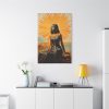 91655-107.jpg Woman Adoring The Sun Travel Standard Canvas