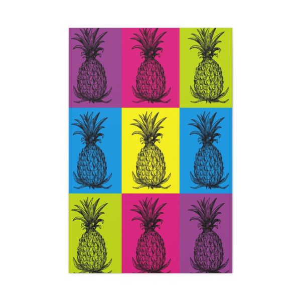 91655-111.jpg Pineapples Pop Art Standard Canvas