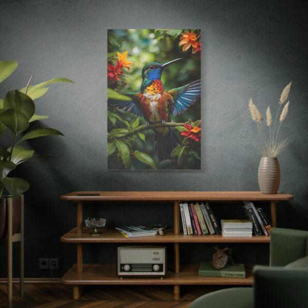 91655-144.jpg Colorful Hummingbird Standard Canvas