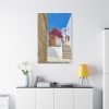 91655-147.jpg Street In Lindos Standard Canvas