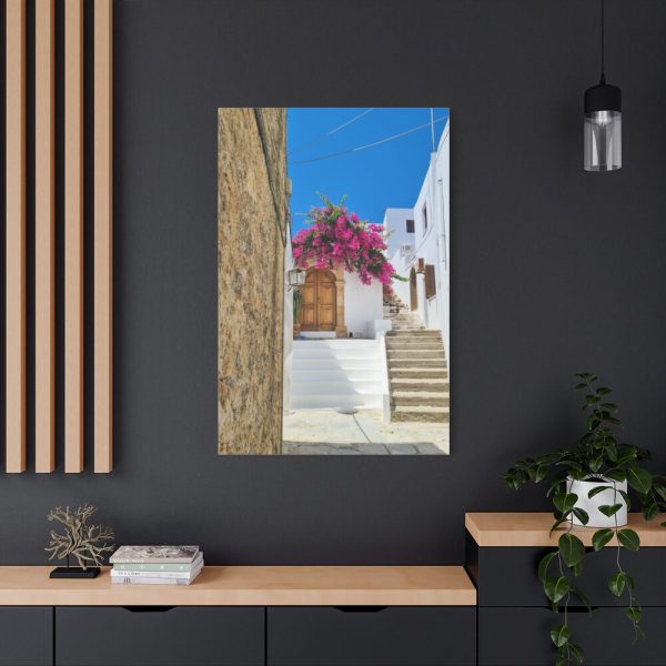 91655-148.jpg Street In Lindos Standard Canvas