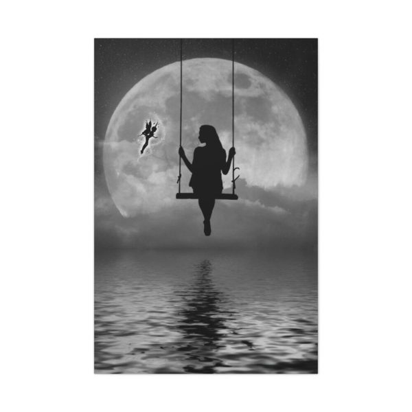 91655-16.jpg Woman On Swing Standard Canvas