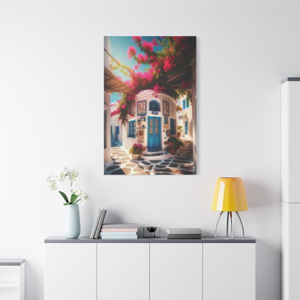 Charming Architecture of a Greek Island Standard Canvas