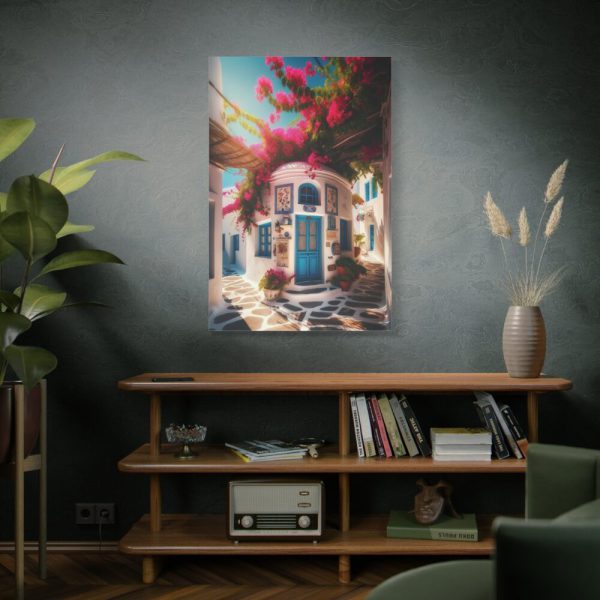 Charming Architecture of a Greek Island Standard Canvas