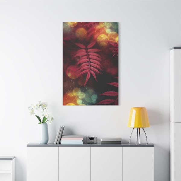 91655-2.jpg Fern, Plant, Bokeh, Glare, Tulips Standard Canvas
