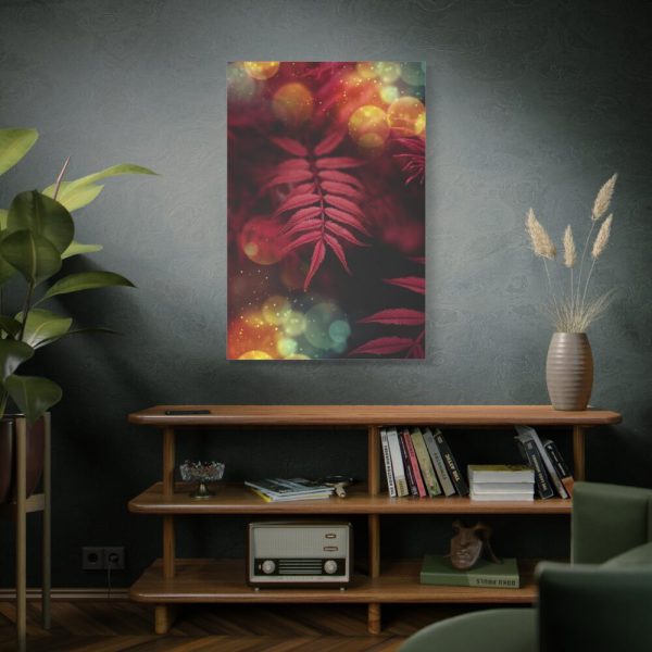 91655-4.jpg Fern, Plant, Bokeh, Glare, Tulips Standard Canvas