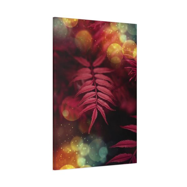 91655.jpg Fern, Plant, Bokeh, Glare, Tulips Standard Canvas