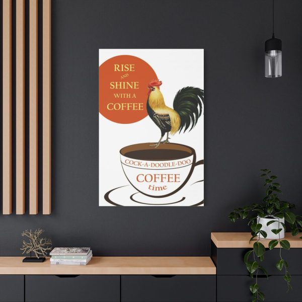91655-73.jpg Coffee Cup Rooster Retro Standard Canvas