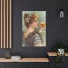 91655-78.jpg Vintage Beer Woman Standard Canvas