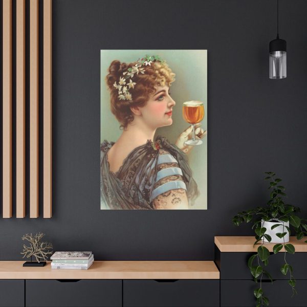 91655-78.jpg Vintage Beer Woman Standard Canvas