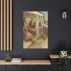 91655-83.jpg Vintage, Antique Art for Beer With Family Standard Canvas