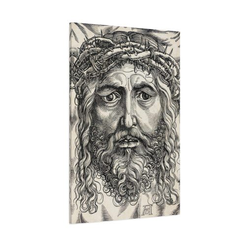 91655-85.jpg The Head of Christ Crowned with Thorns Standard Canvas