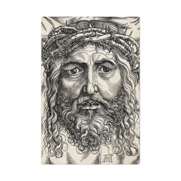 91655-86.jpg The Head of Christ Crowned with Thorns Standard Canvas