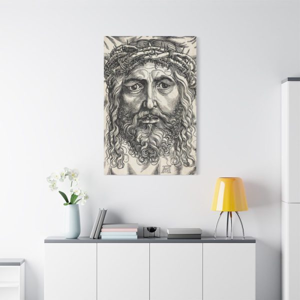 91655-87.jpg The Head of Christ Crowned with Thorns Standard Canvas